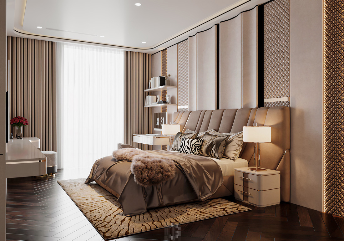 thiết kế hoàn thiện biệt thự An Vượng Villa song lập 150m2 17