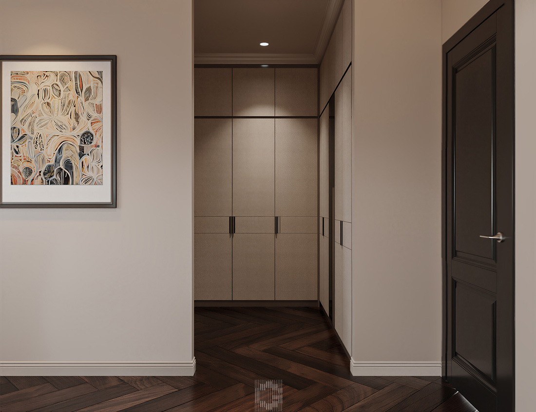 thiết kế hoàn thiện biệt thự An Vượng Villa song lập 150m2 30