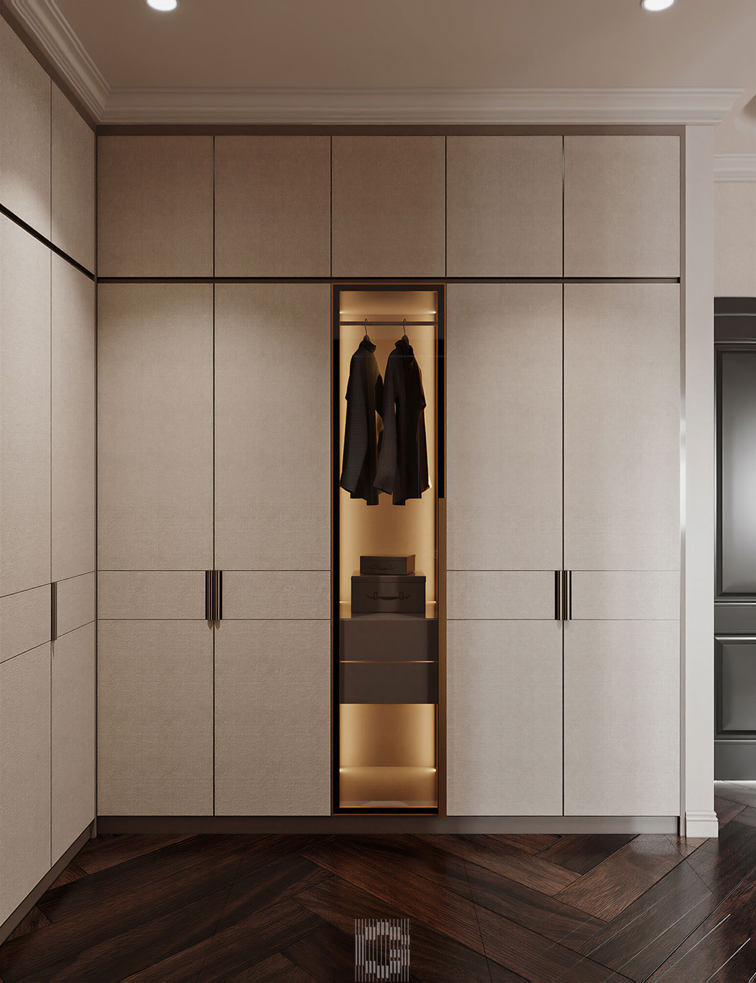 thiết kế hoàn thiện biệt thự An Vượng Villa song lập 150m2 40