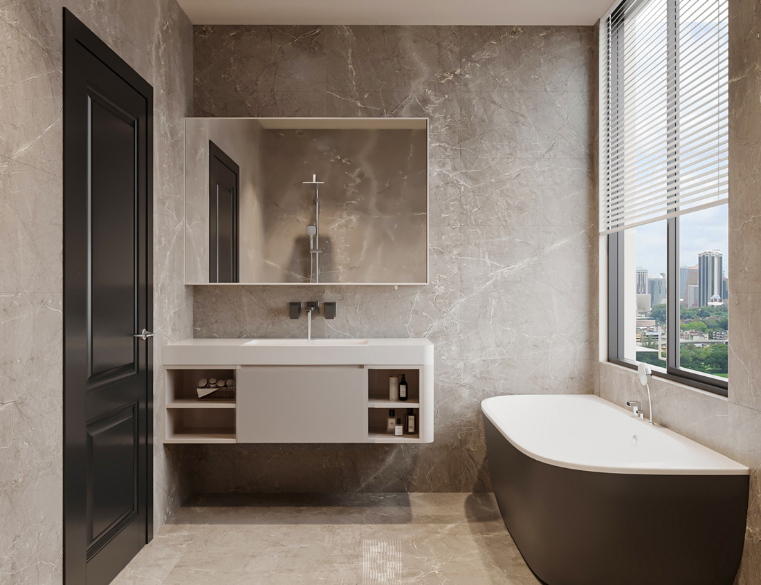 thiết kế hoàn thiện biệt thự An Vượng Villa song lập 150m2 42