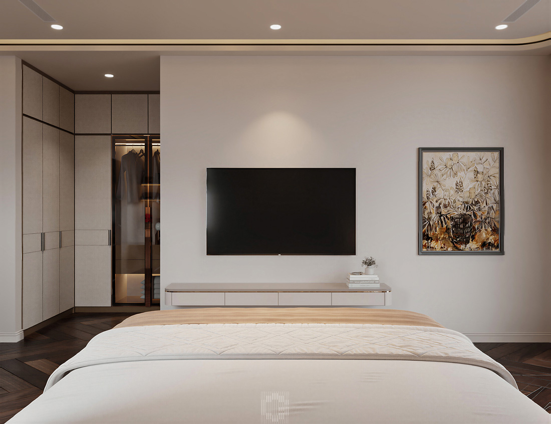 thiết kế hoàn thiện biệt thự An Vượng Villa song lập 150m2 47