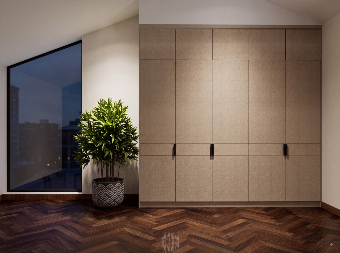 thiết kế hoàn thiện biệt thự An Vượng Villa song lập 150m2 56