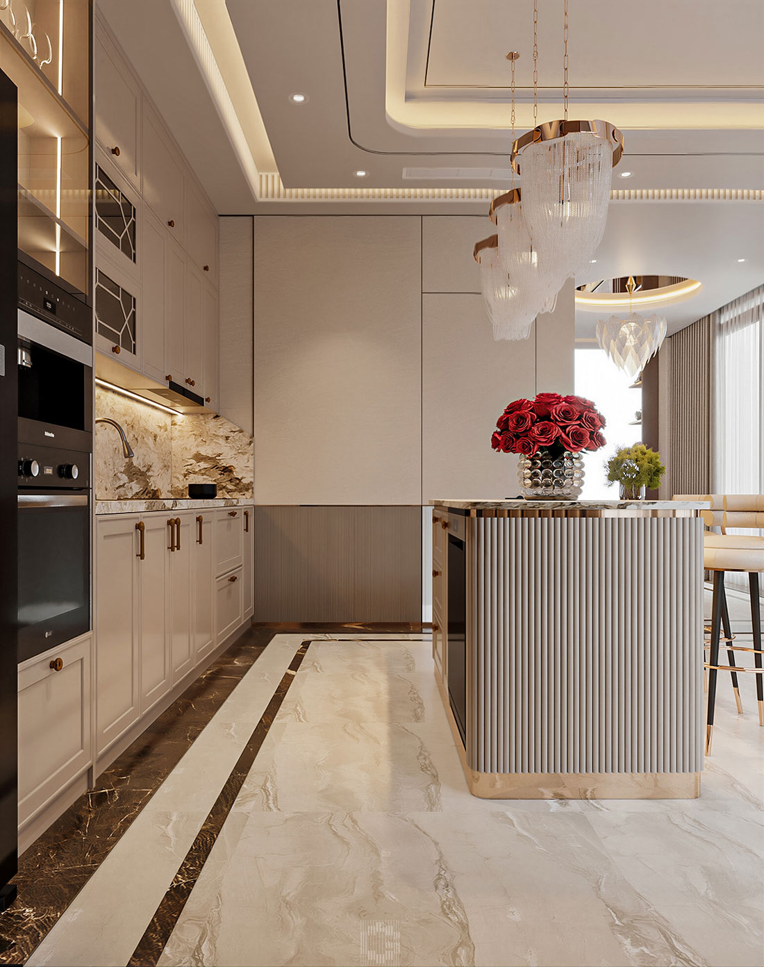 thiết kế hoàn thiện biệt thự An Vượng Villa song lập 150m2 8