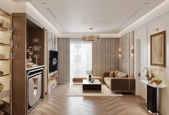 Thiết Kế Nội Thất Căn Hộ Vinhomes Royal City 100m2